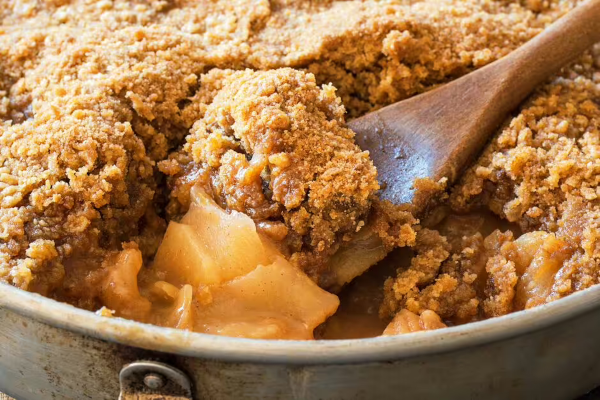 How to make apple crumble in the air fryer