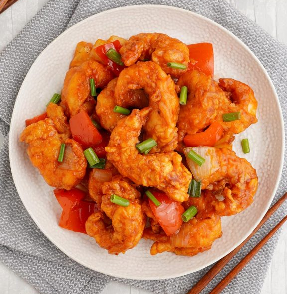 Sweet and Sour Prawn Balls